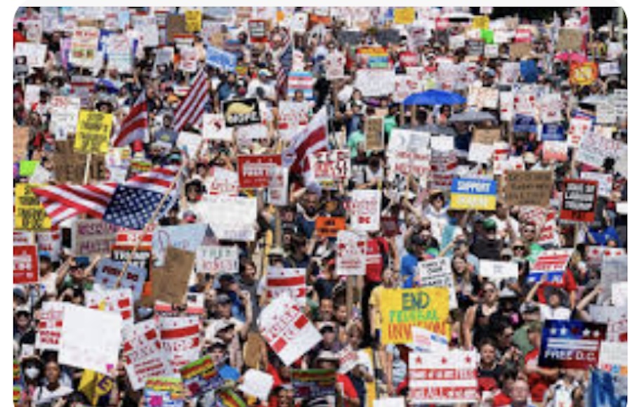 ‘We Are All DC’: Tens of Thousands March to White House