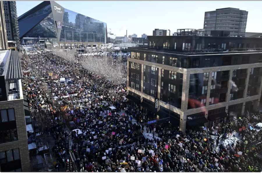 USA: Undeterred by Freezing Temps, Statewide Minnesota Strikes Demand ‘ICE Out Now’