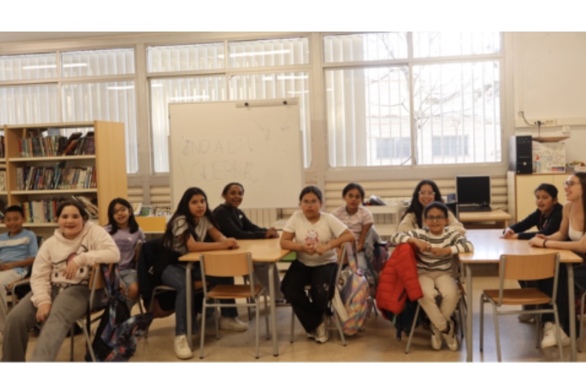 The pilot project “Yes, it is peace!” is launched in schools near the university of Barcelona