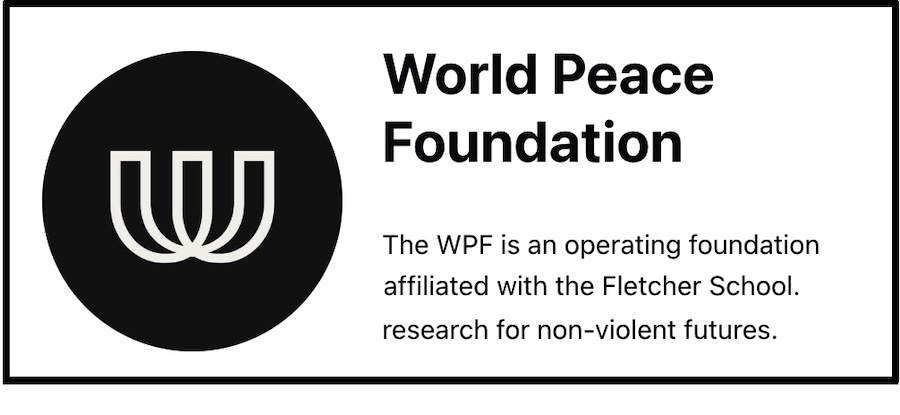 World Peace Foundation: who is asking what’s next for peace? Part 2